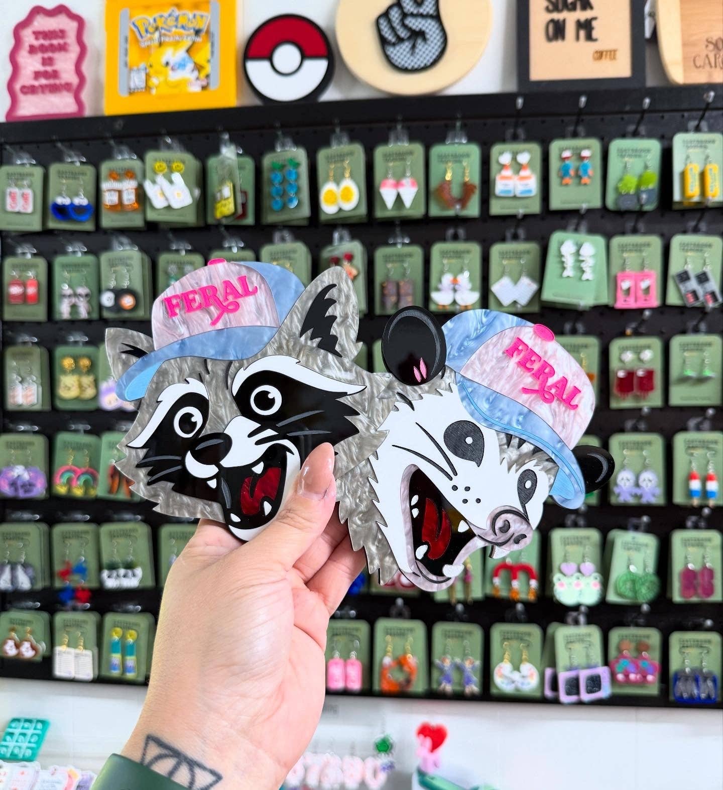 Feral animal wall decor for chaotic aesthetic lovers